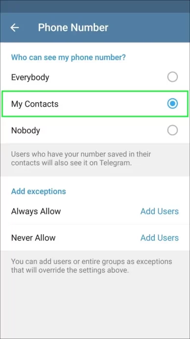 ساخت اکانت تلگرام